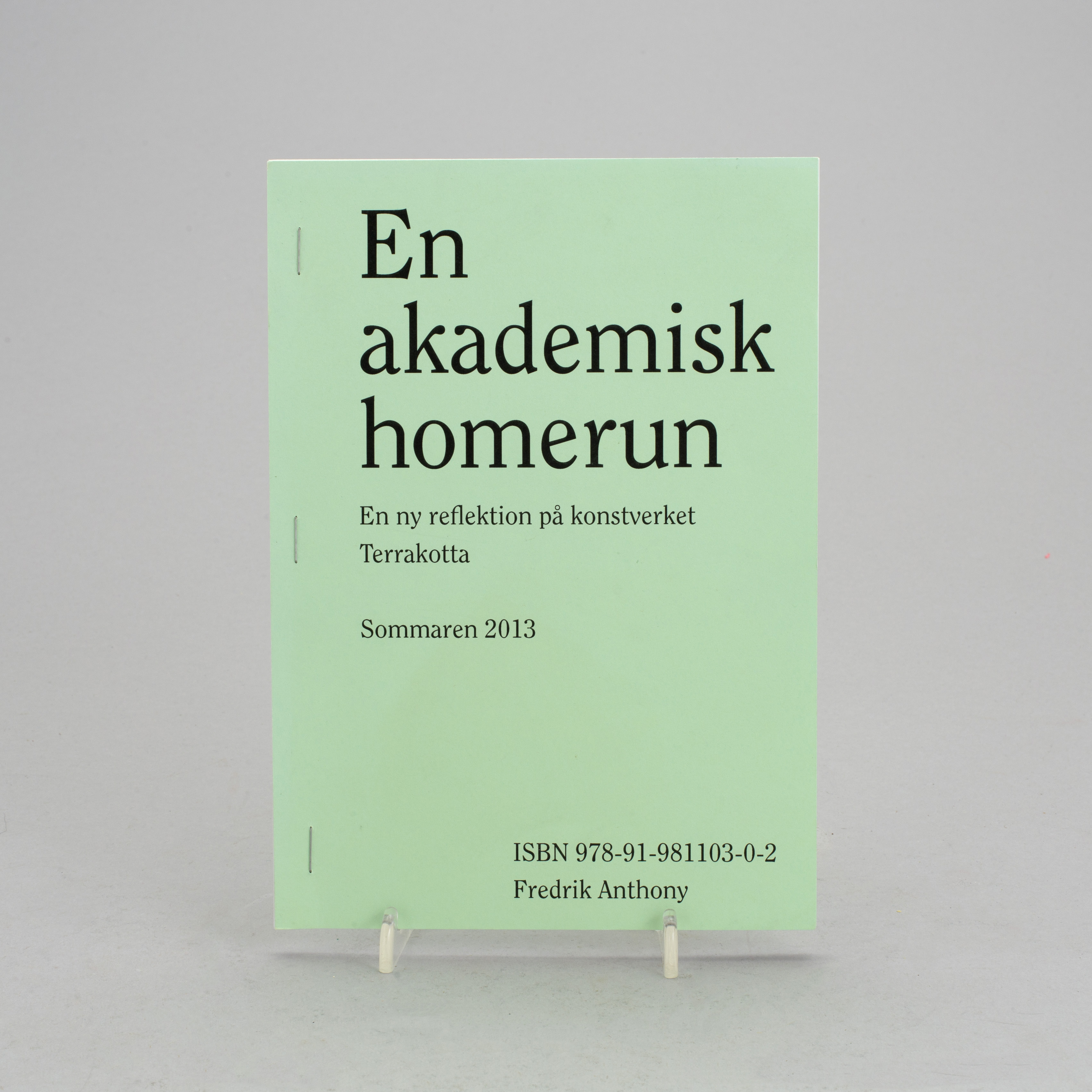 Omslag för En akademisk homerun